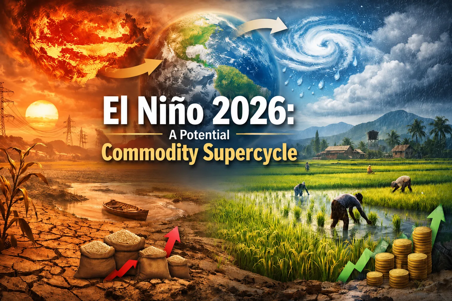 Rủi ro El Niño - áp lực lớn trên thị trường nguyên liệu công nghiệp!